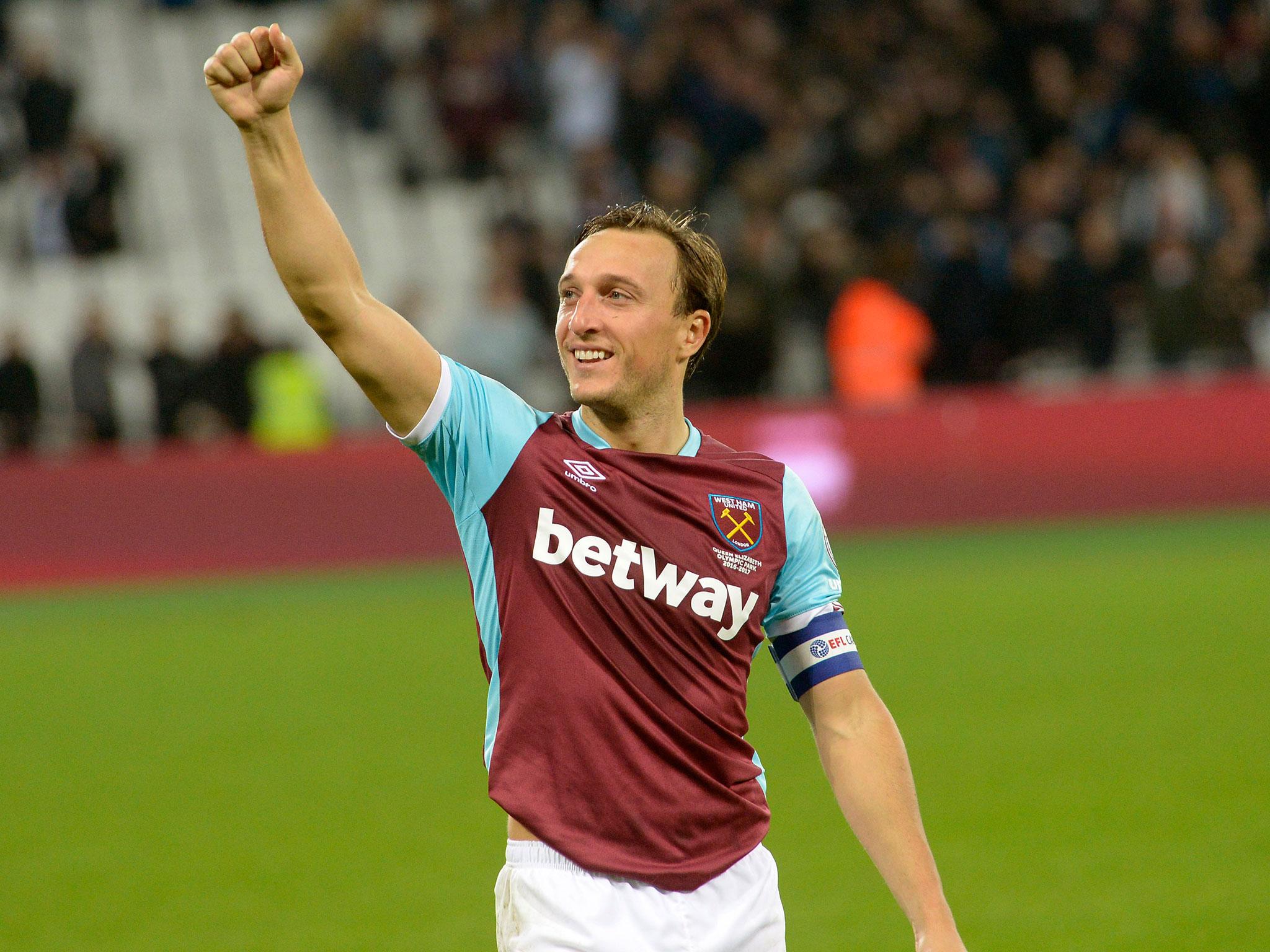 Mark Noble has called on West Ham fans to generate the same atmosphere as their EFL Cup win over Chelsea