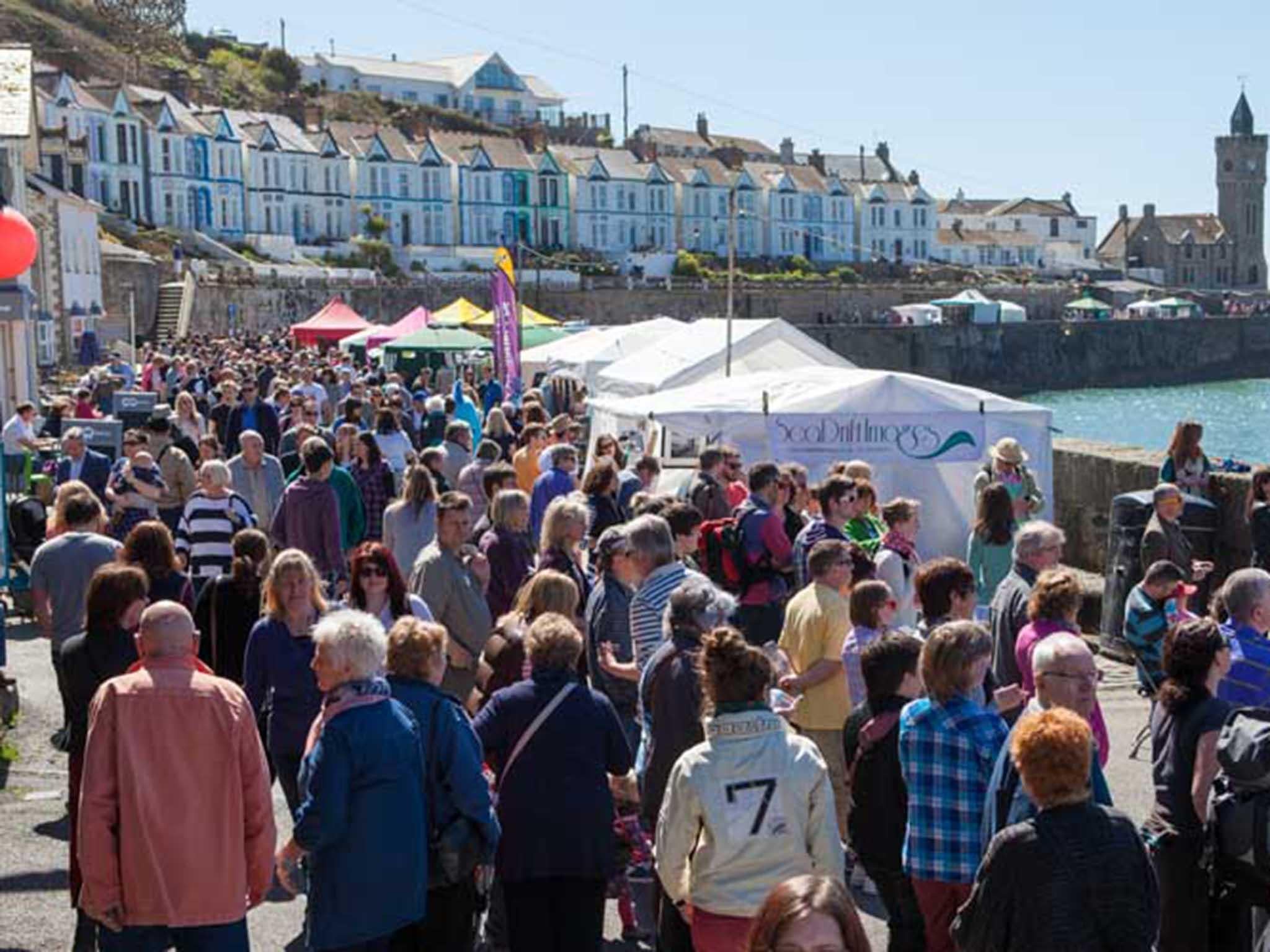 Crowds will be flocking to west Cornwall later this month (Porthleven Food Festival)