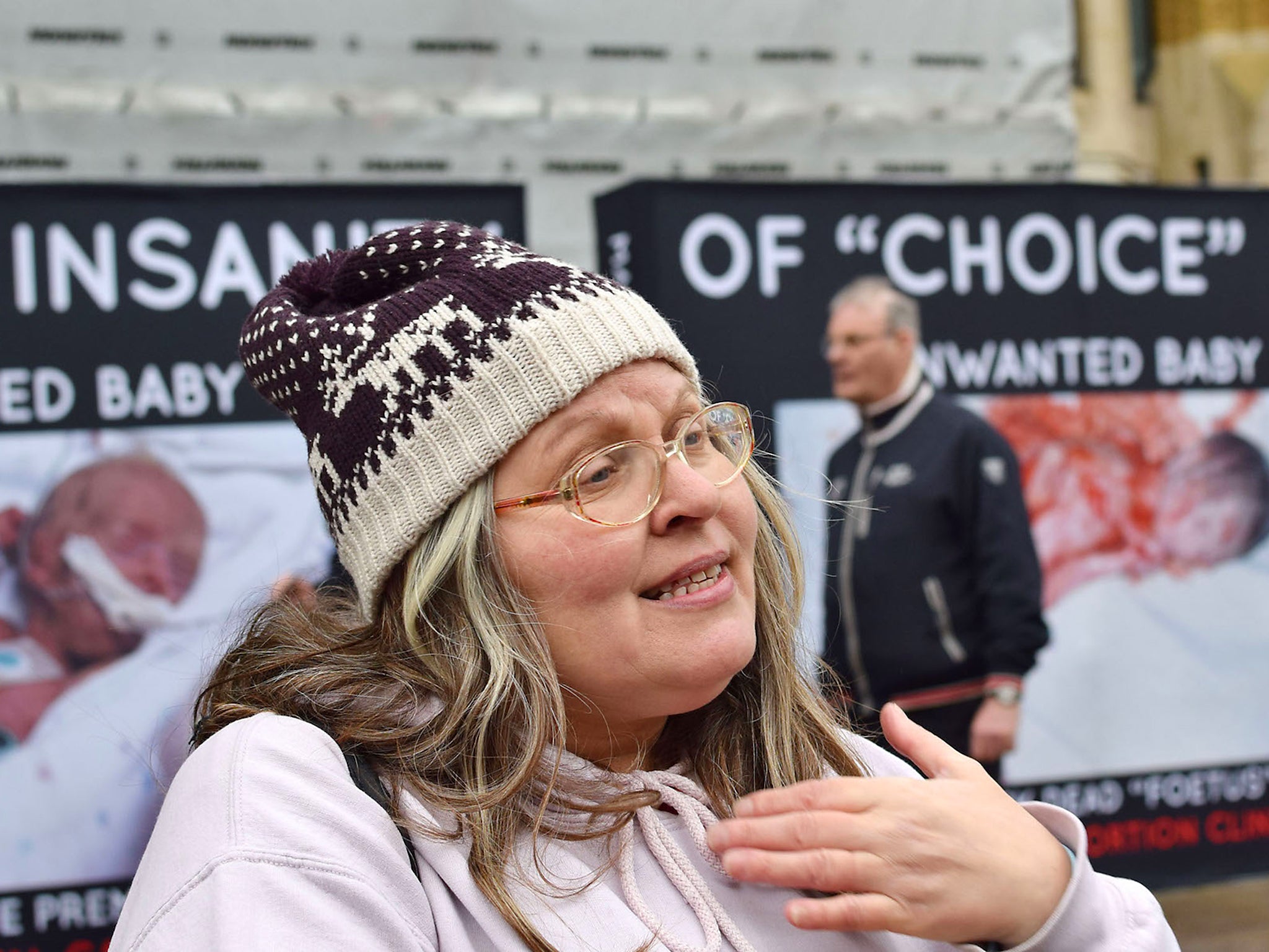 Lesley, who is a member of CND and animal rights groups, became part of the pro-life movement because she had to take ‘a holistic view of respect for life’