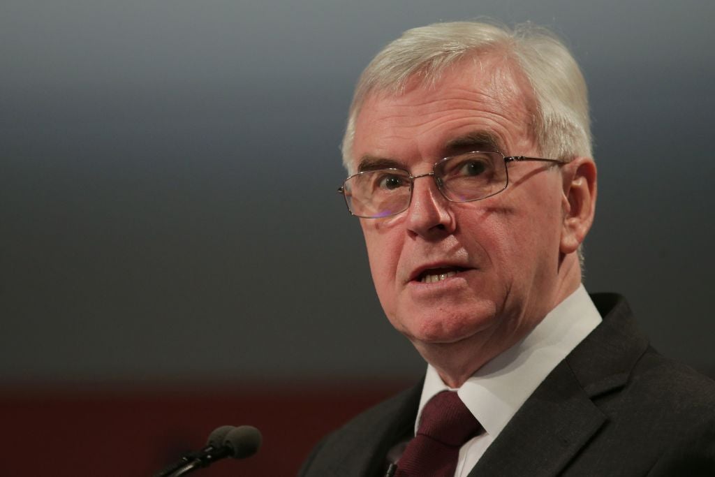 McDonnell says Labour will also seek a ‘fair’ immigration system that takes into account the needs of the economy