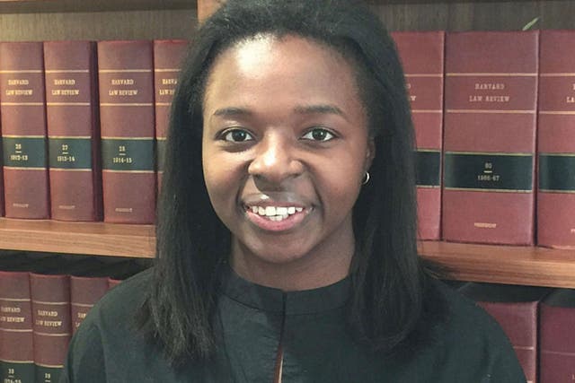 ImeIme Umana, 24, a daughter of Nigerian immigrants, said she now dreams to become a public defender
