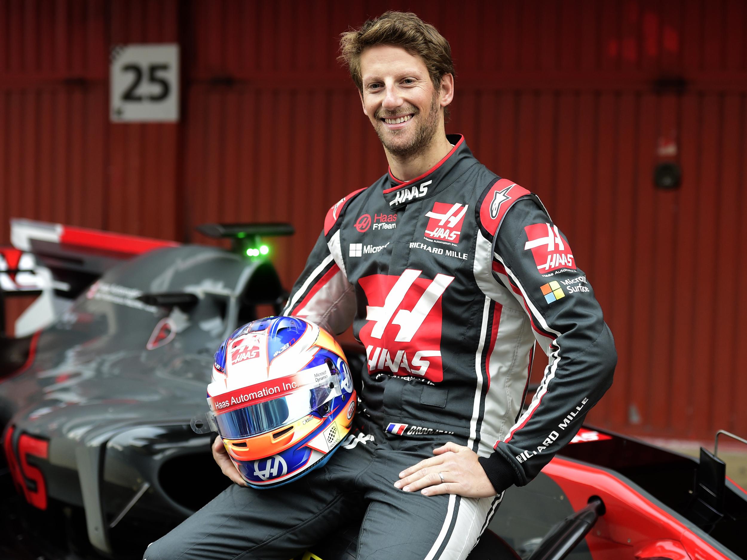 Grosjean is now one of the more experienced drivers on the grid