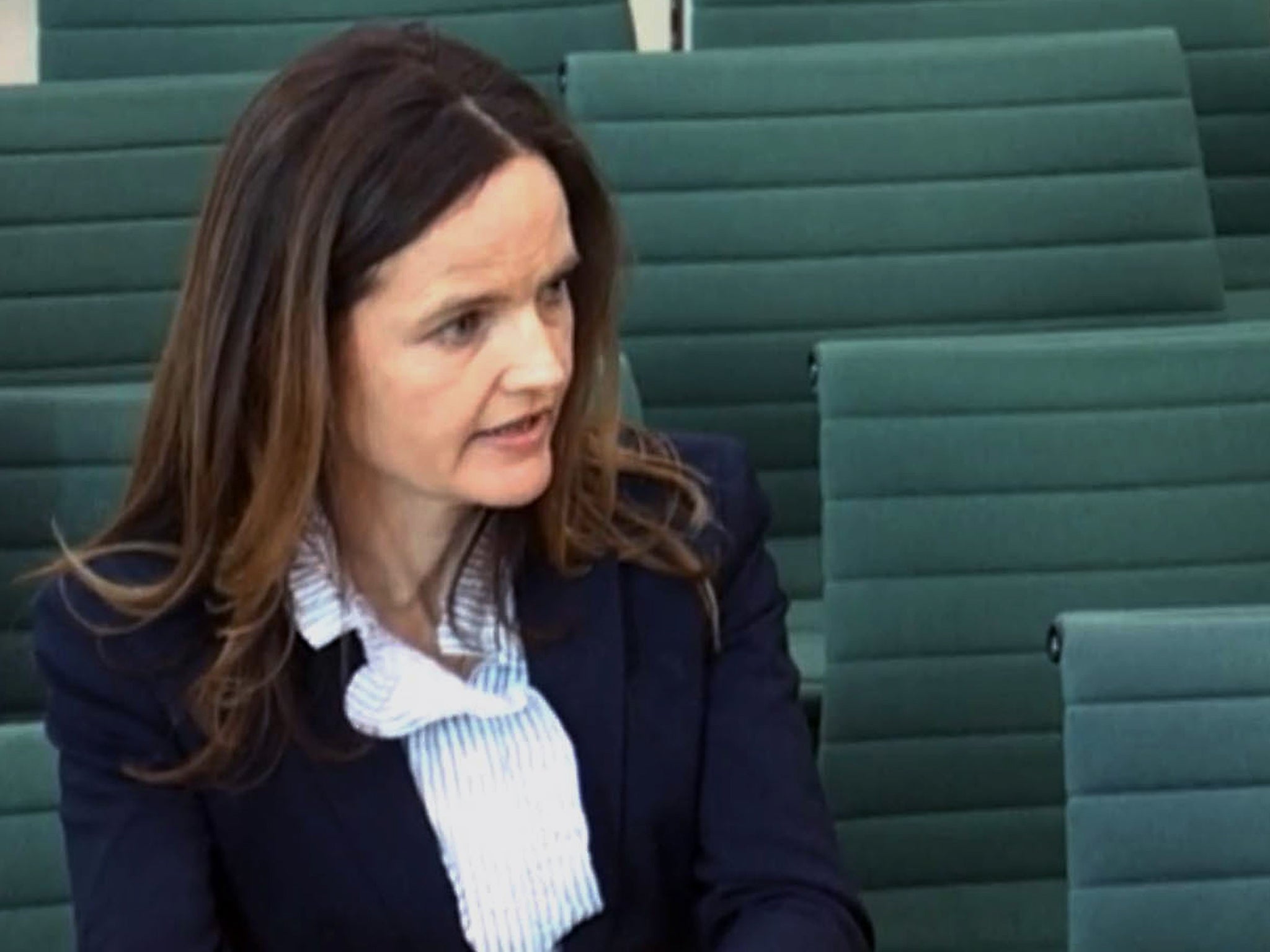Bank of England deputy governor Charlotte Hogg at her meeting with the Treasury Select Committee last week