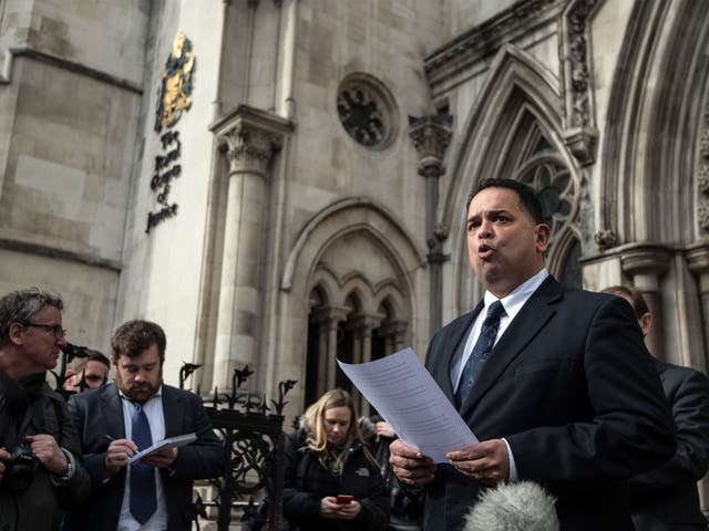 Nick Longman, the UK managing director of travel company Tui, speaks to the media following the conclusion of the inquest at Royal Courts of Justice