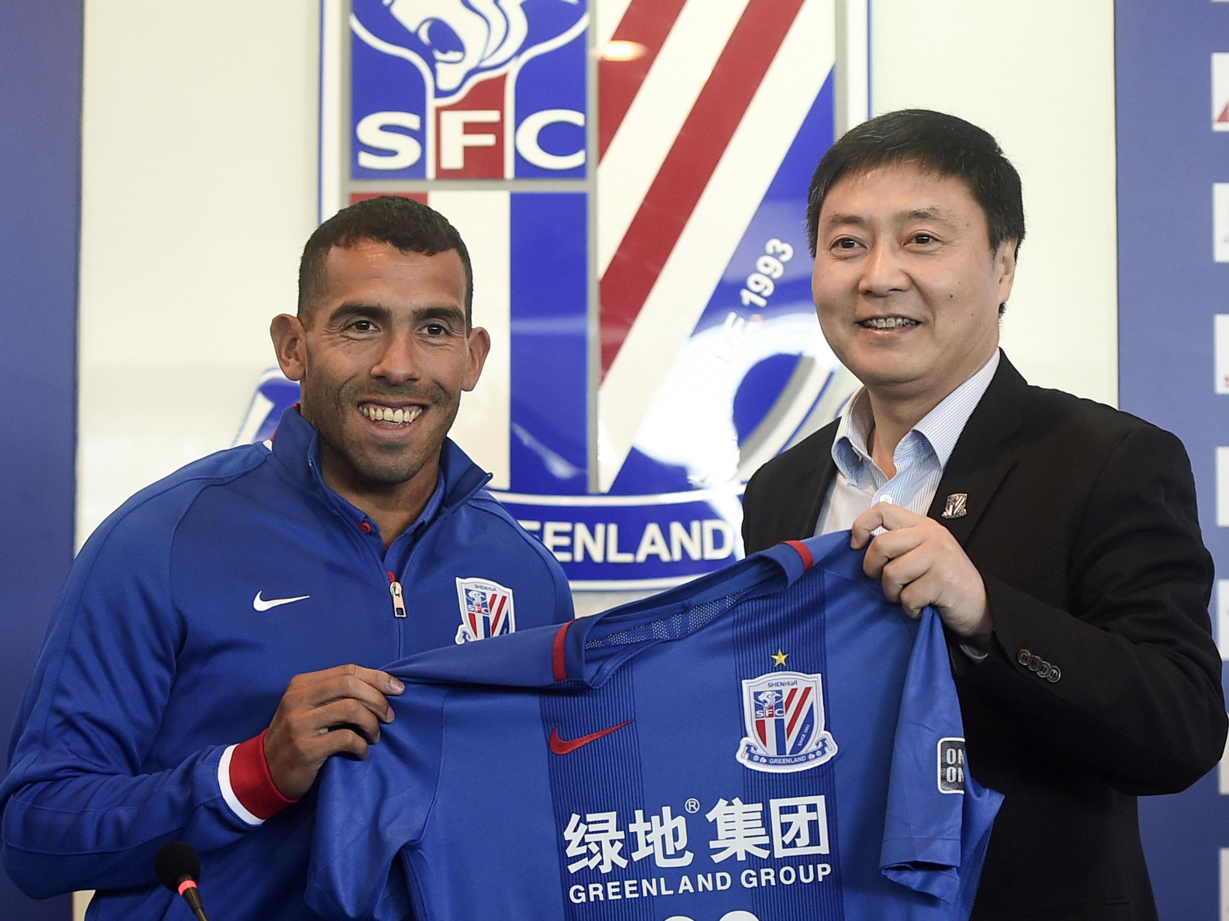 Boca Juniors to Shanghai Shenhua, £40m