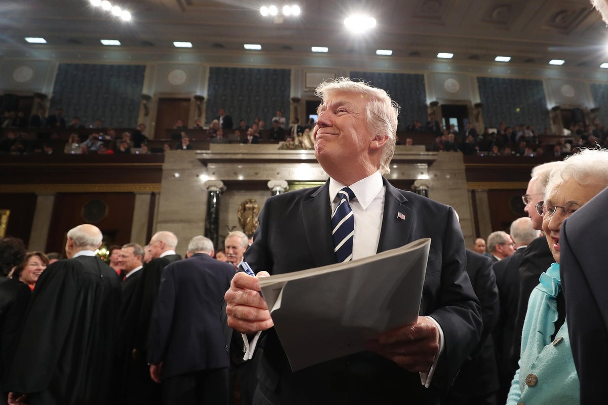The bar is so low for Donald Trump that people praise him when he reads ...