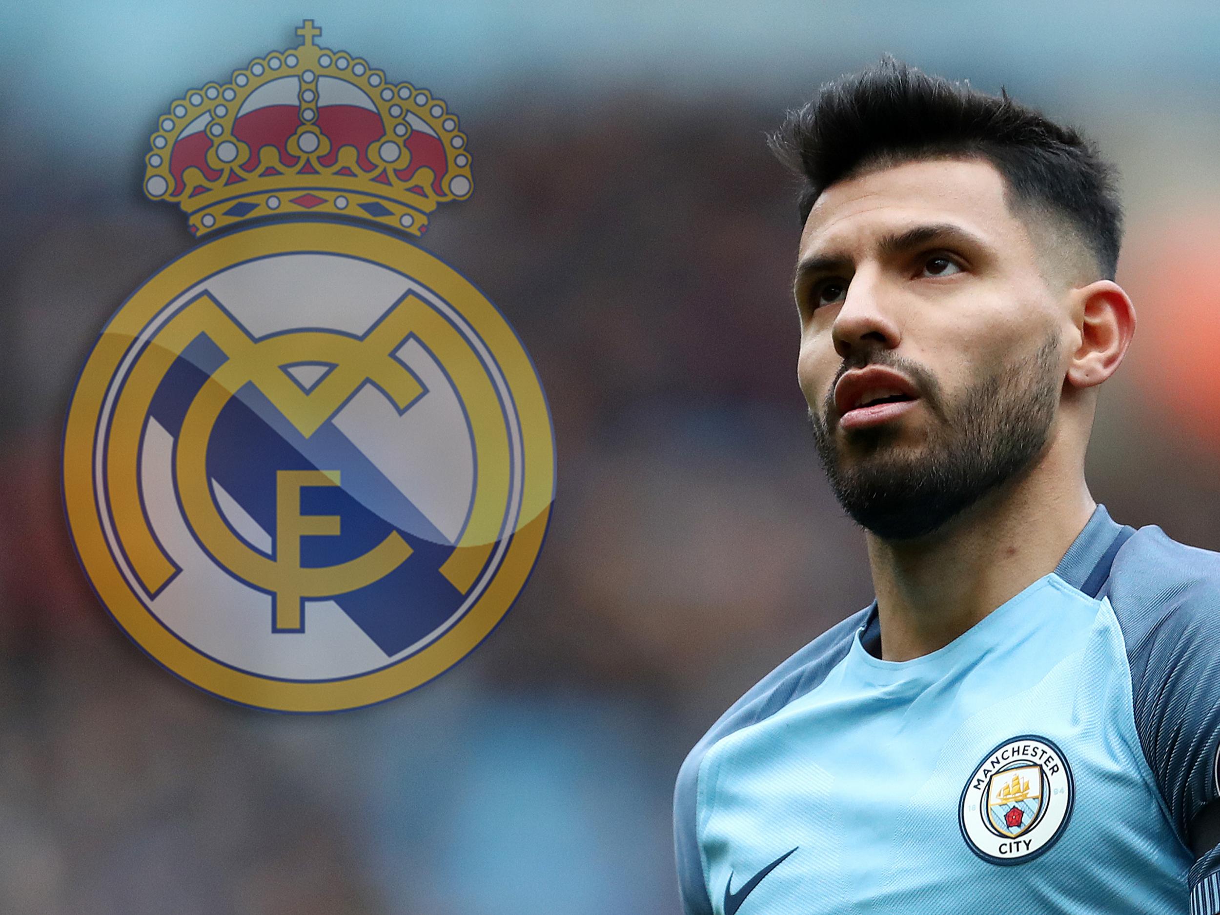Real Madrid are leading the chase for Aguero