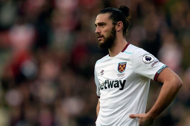 West Ham were happy to let Andy Carroll leave the club for China
