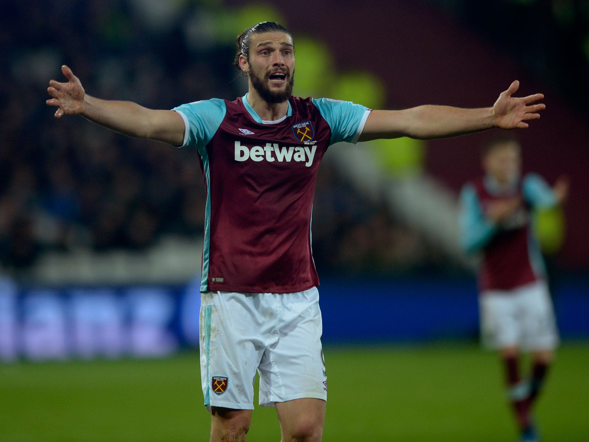 Carroll is hoping to return for West Ham against Chelsea on Monday