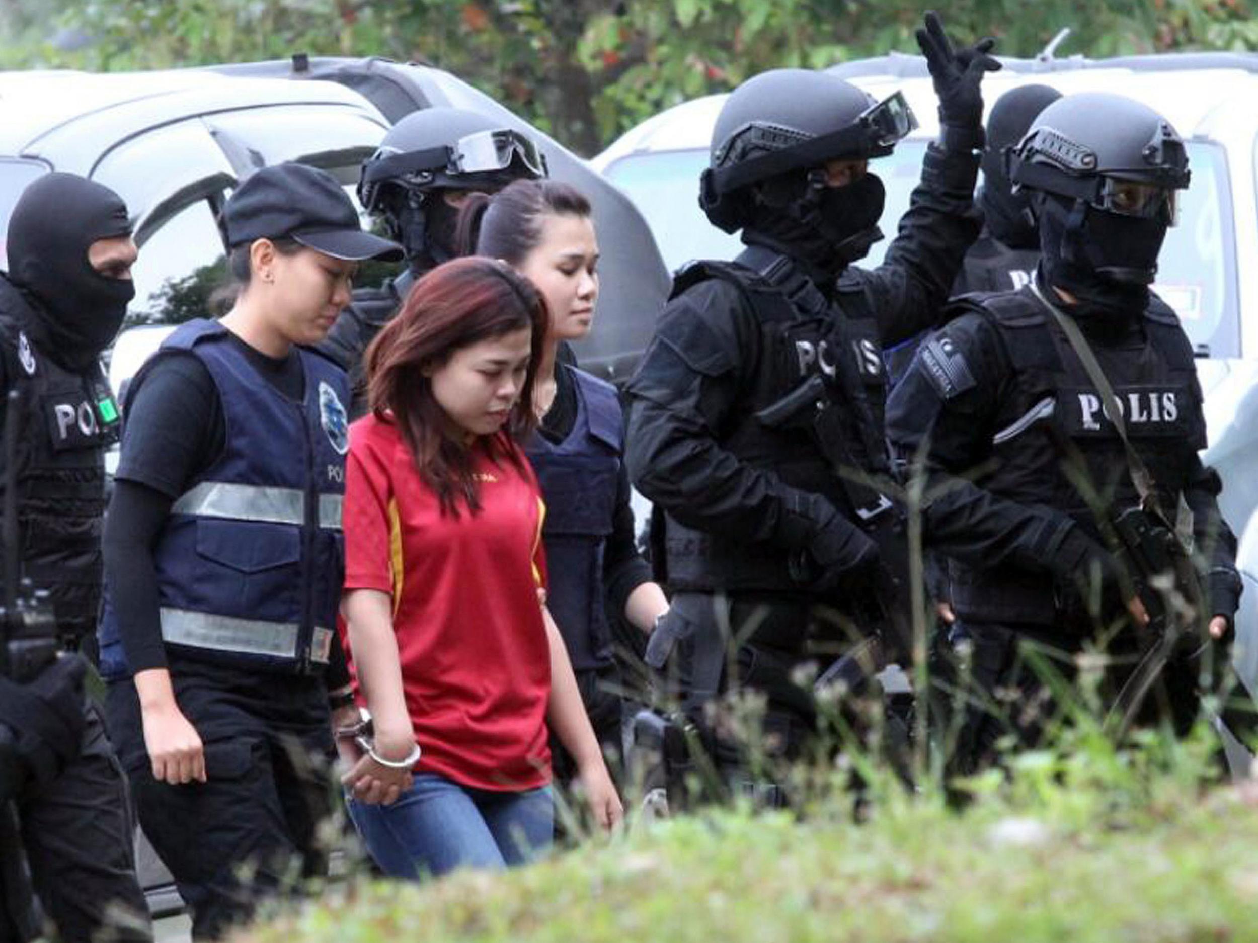 Kim Jong Nam Assassination Two Female Suspects Charged With Murder Appear In Malaysian Court In