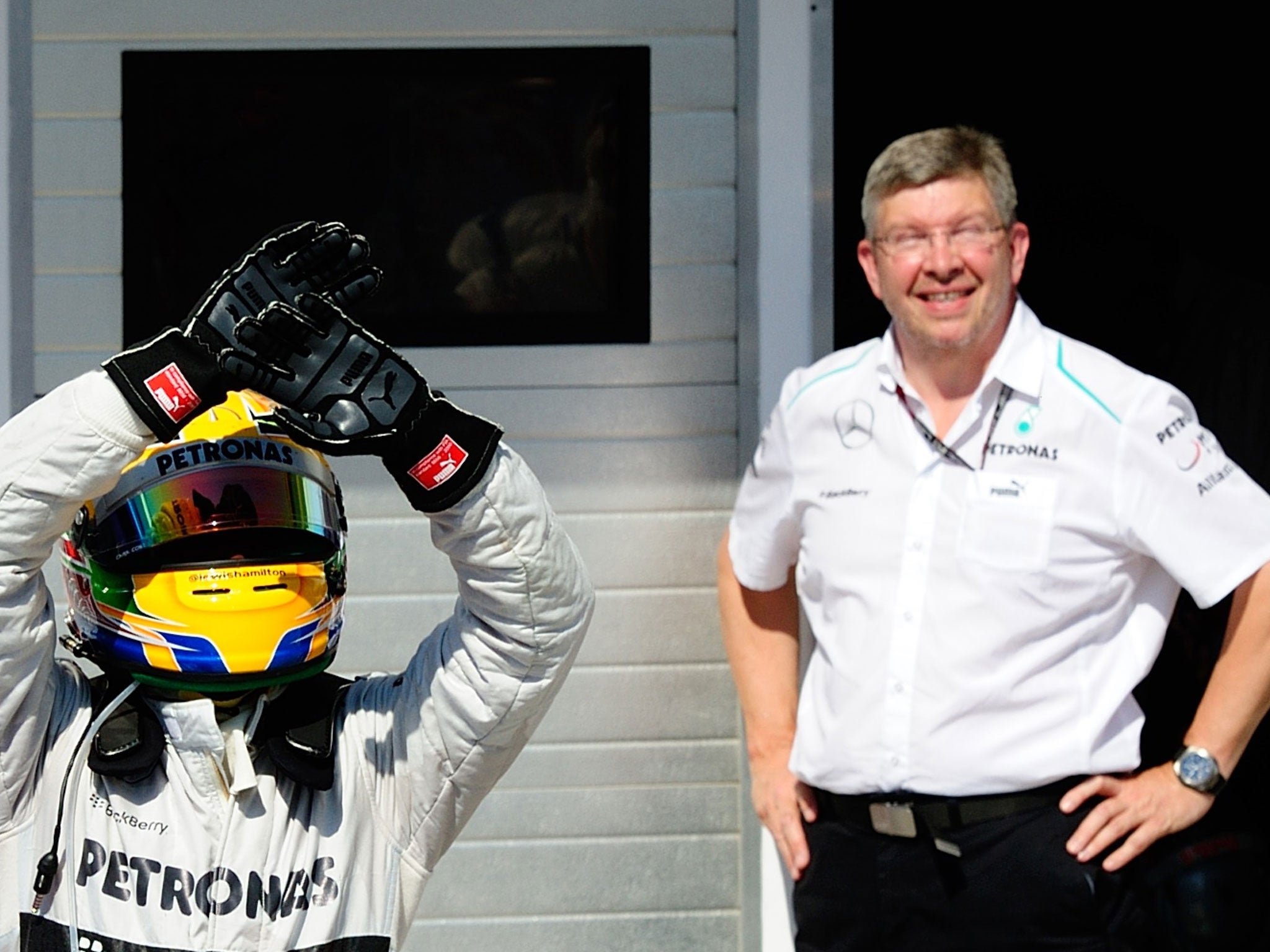 Brawn worked at Mercedes as team principal alongside 2017 championship favourite Hamilton