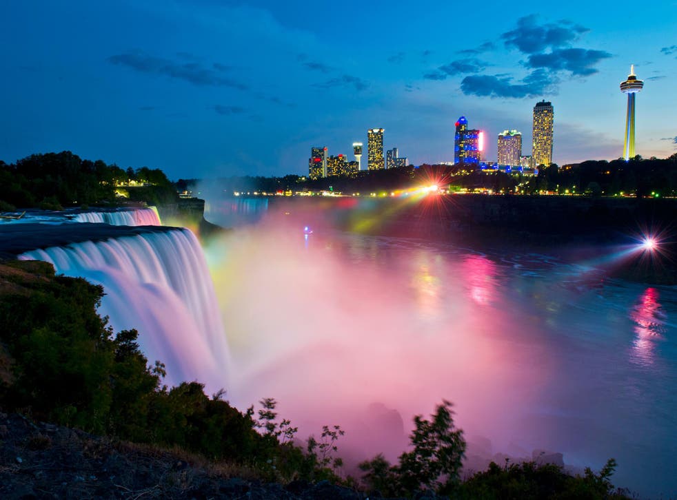 The natural beauty of Niagara Falls has been overshadowed by the development on the Canadian side