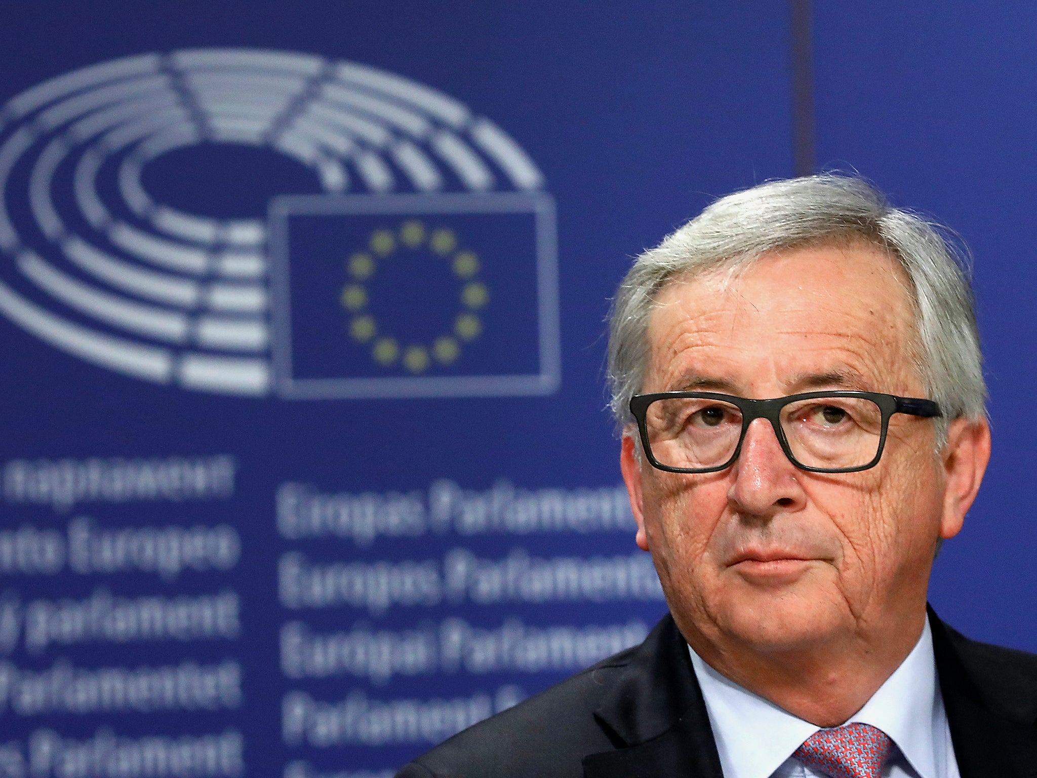 European Commission President Jean-Claude Juncker attends a news conference after the presentation a White Paper on the Future of Europe in Brussels, Belgium