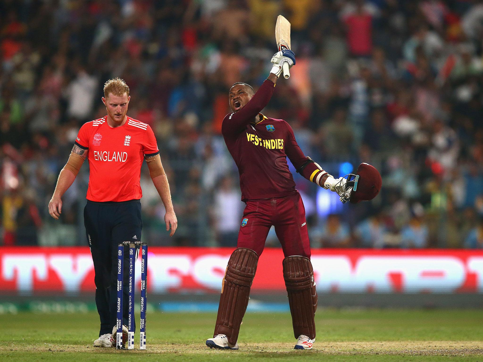 &#13;
Stokes and his England team were robbed of the World T20 title last April &#13;