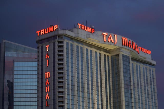 The Trump Taj Mahal Casino in Atlantic City, New Jersey