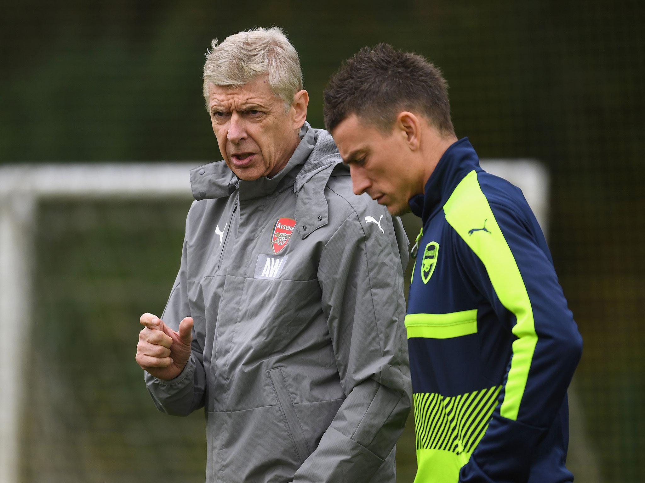 Arsene Wenger believes Laurent Koscielny was trying to convey Arsenal's lack of confidence