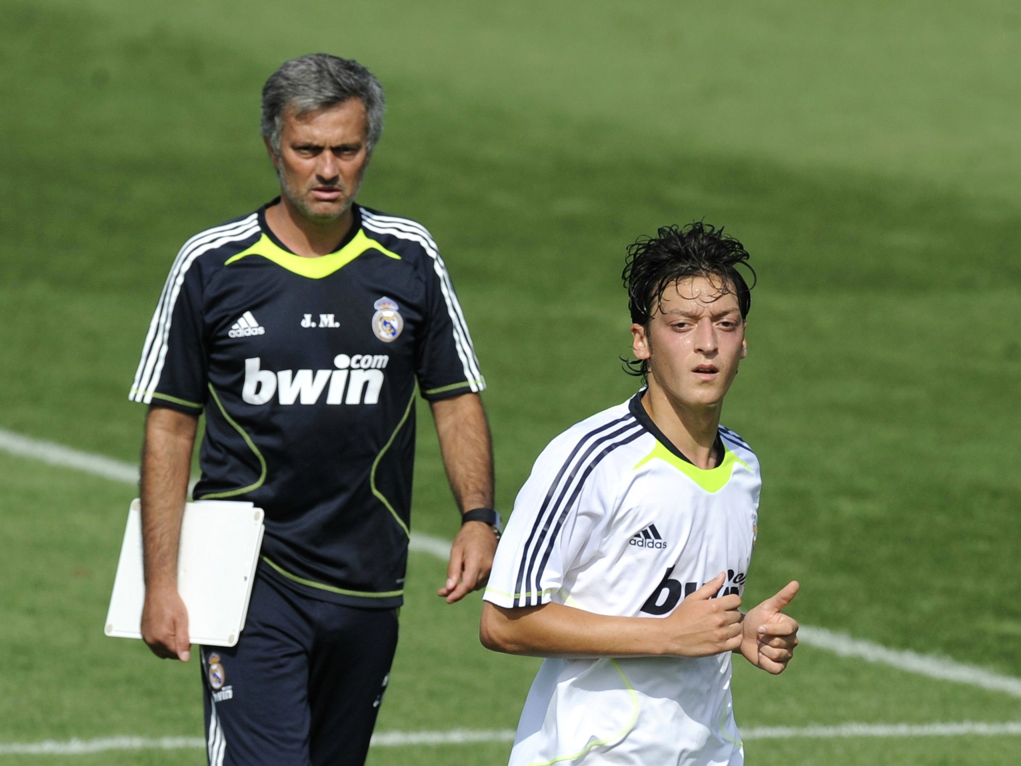 Jose Mourinho and Mesut Ozil spent three years together at Real Madrid before both leaving in 2013