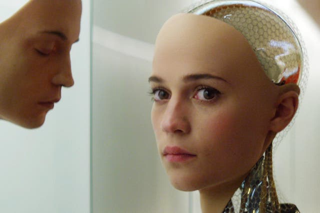 Alicia Vikander as Ava in 'Ex Machina' who blurs the lines between human and machine