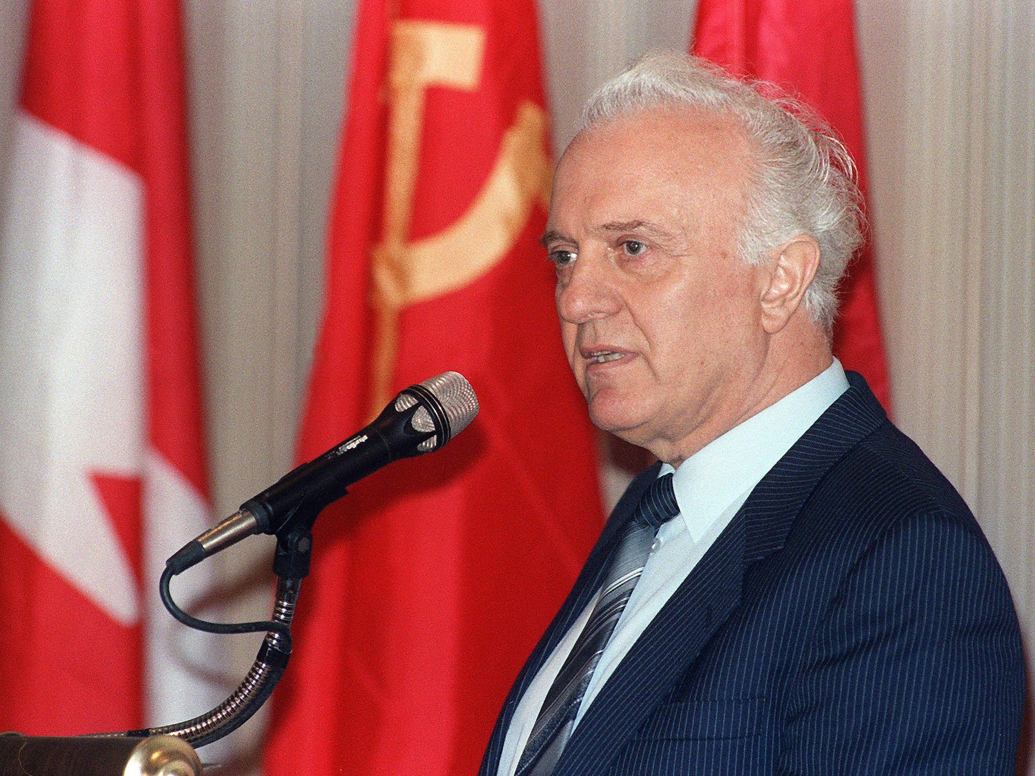 Soviet foreign minister Eduard Shevardnadze, who resigned in 1990 warning, correctly it transpired, of a right-wing coup