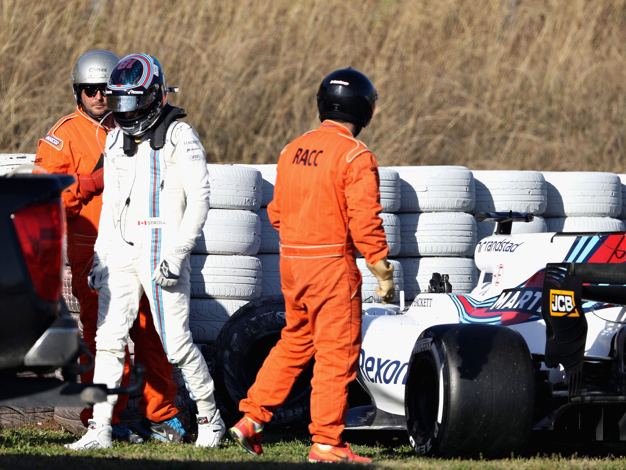 Stroll's crash ended Williams' test campaign a day early