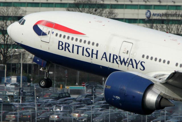 A British Airways Boeing 777 taking off. The airline is being hit by another strike this week