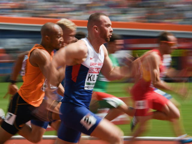 Kilty running at the 2016 European Championships