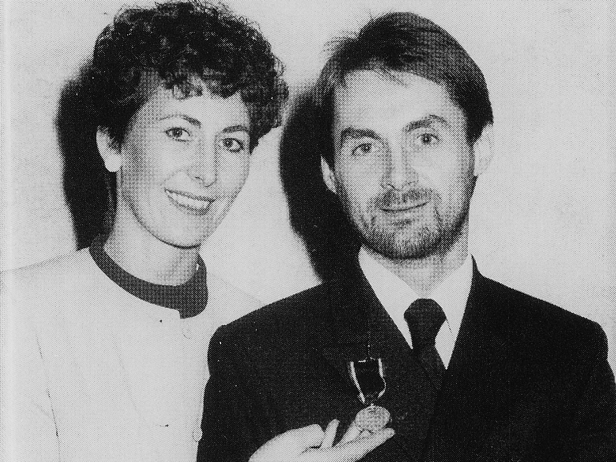 Anne Homewood with husband Stephen on the day he was awarded the silver life-saving medal of the Order of St John