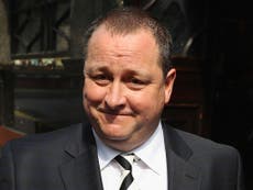 Mike Ashley 'drank 12 pints then vomited into a fireplace' at meeting