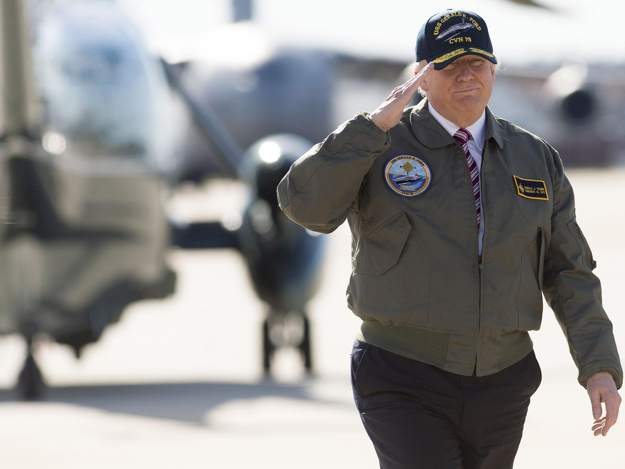 Mr Trump has often spoken about the need to look after America's forces veterans