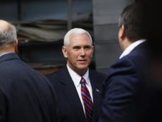 Pence 'used private email as Indiana governor - and was hacked'