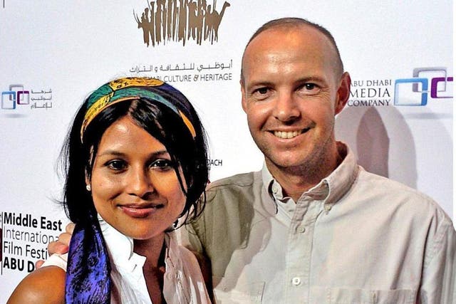 Bitter split: Afsana Lachaux and her then husband Bruno