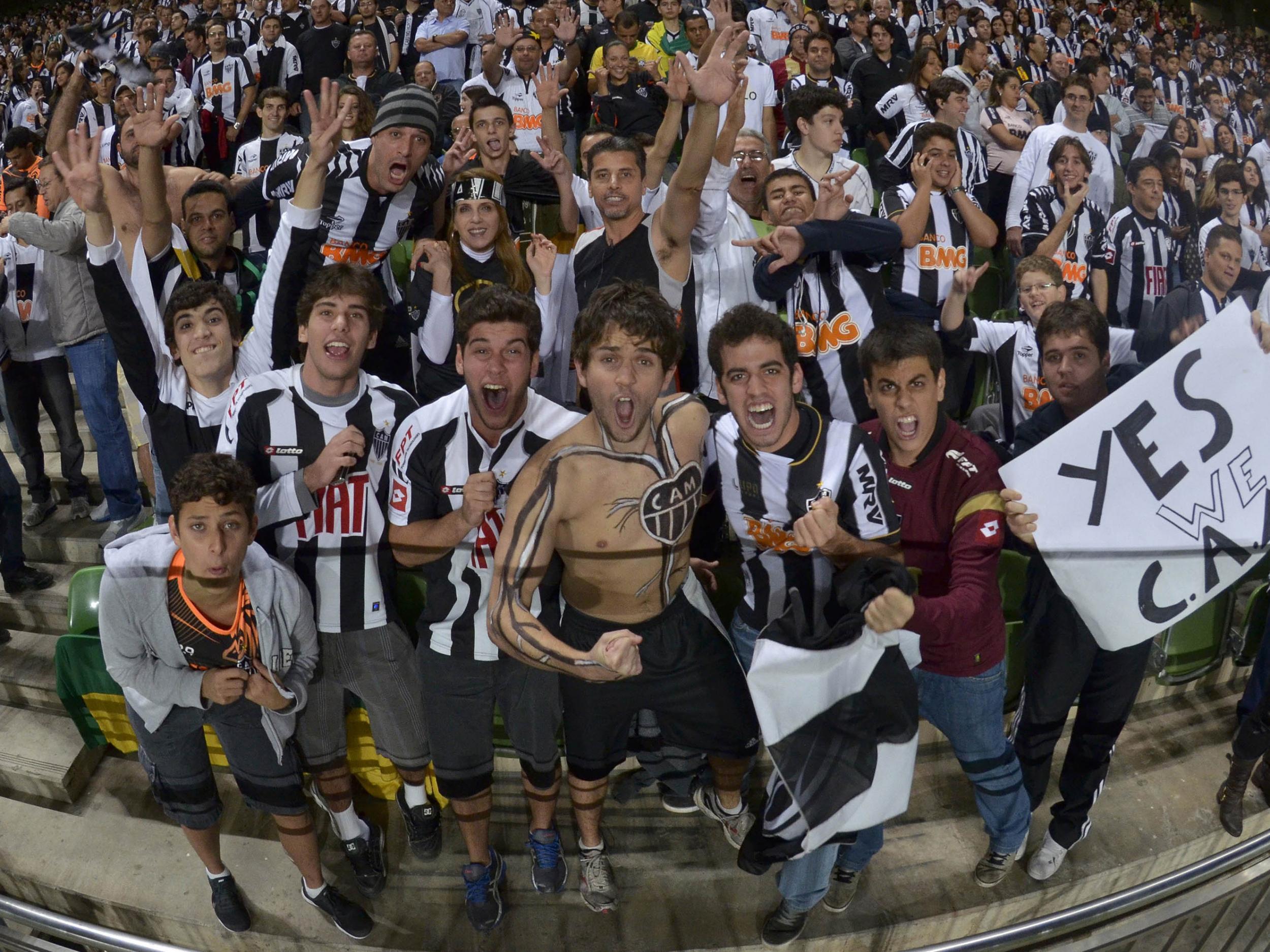 Supporters of Atlético Mineiro