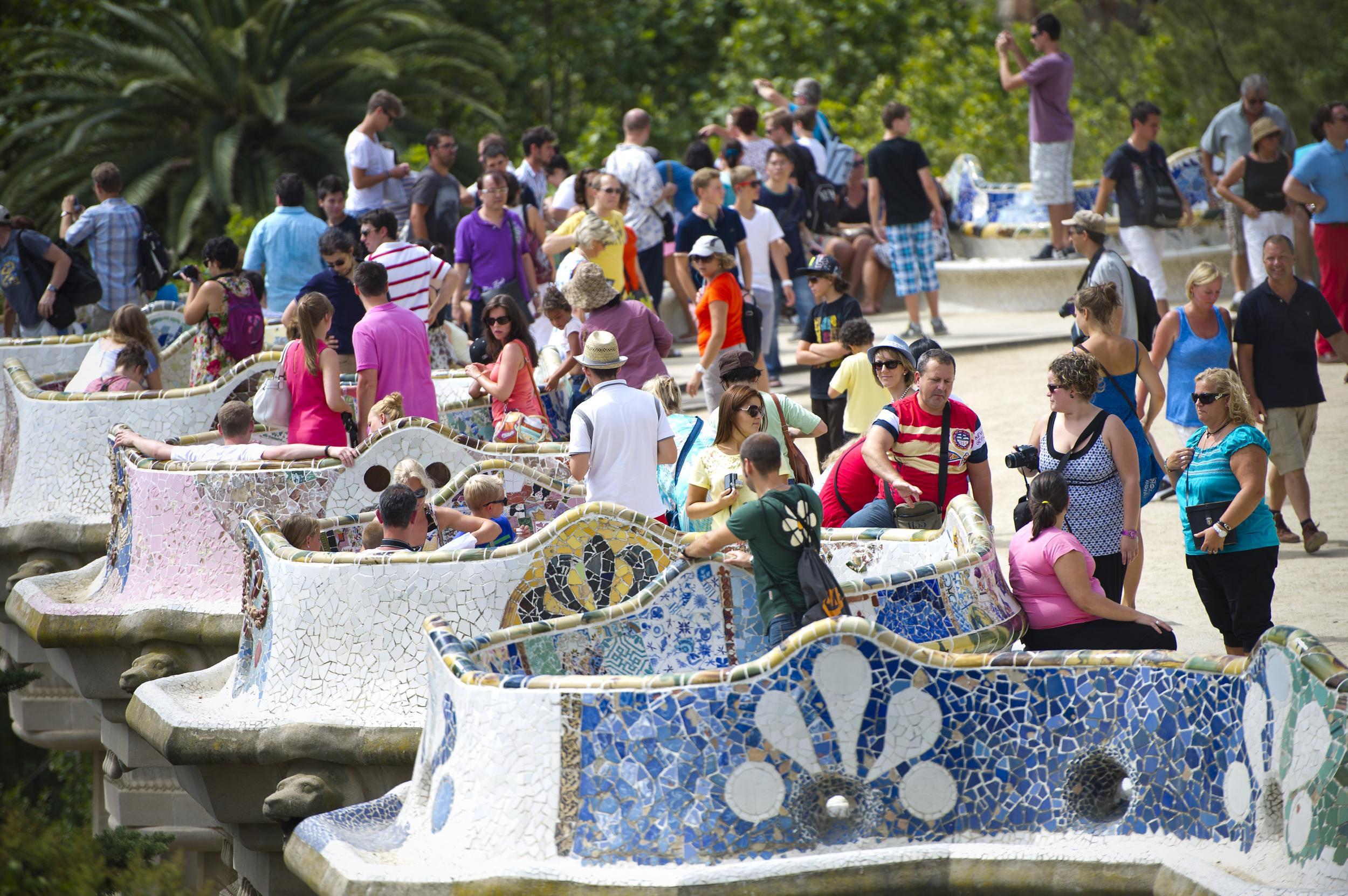 Park Guell may never have seen its intended residents, but nine million tourists visit every year