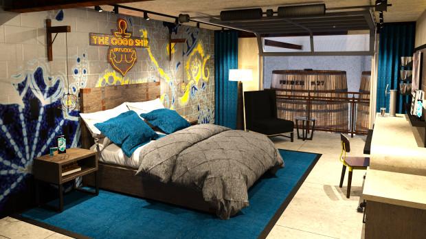 The hotel will have beer on tap in every room