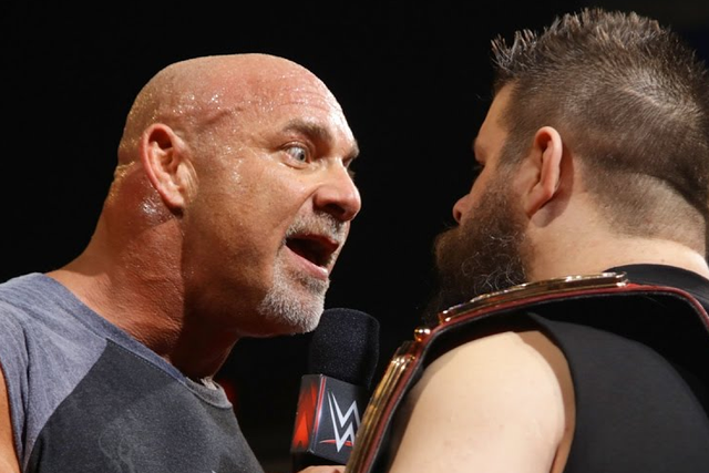 Goldberg is favourite to win the title and face Brock Lesnar at Wrestlemania