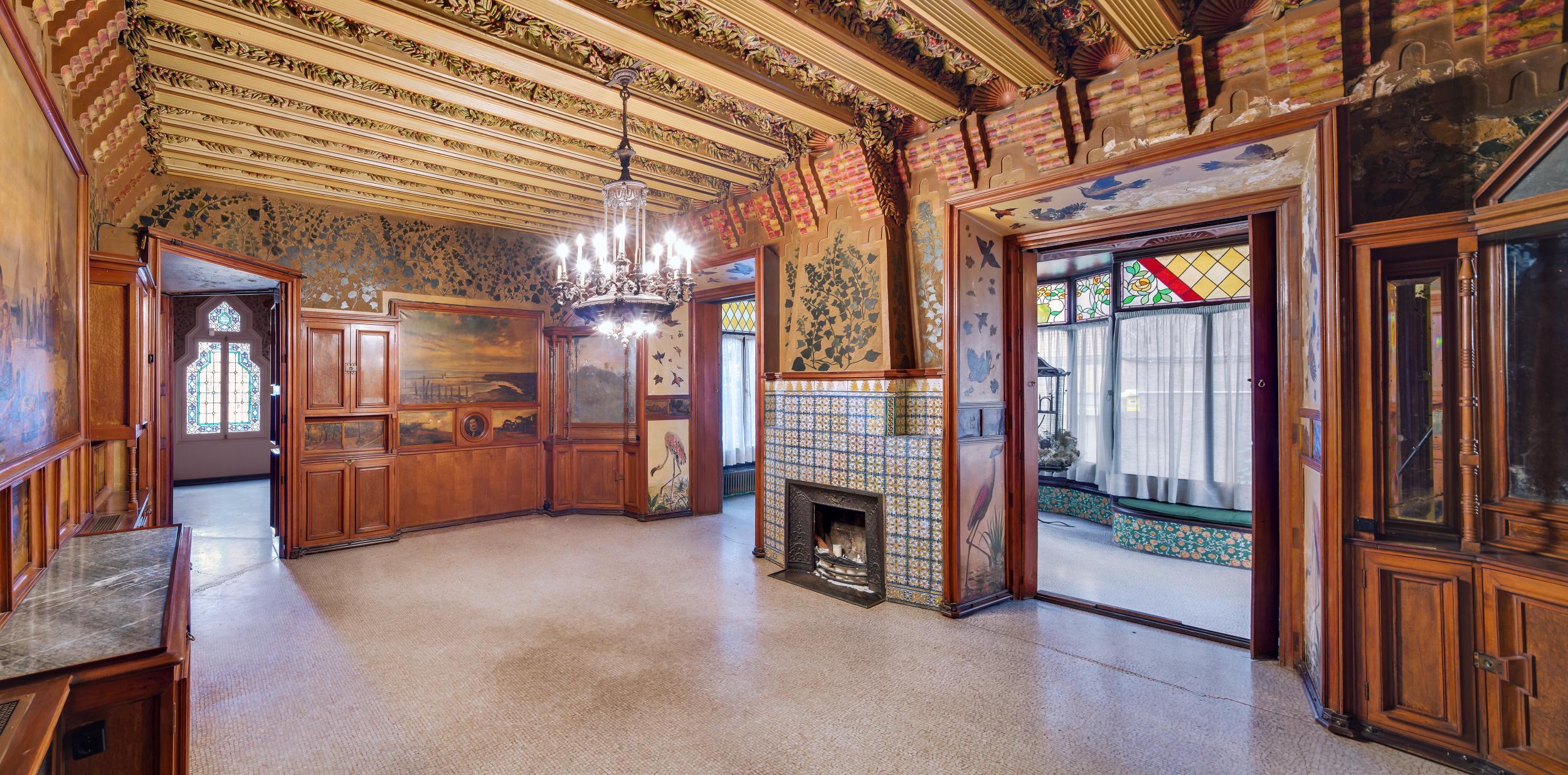 The interiors of Casa Vicens have been painstakingly restored