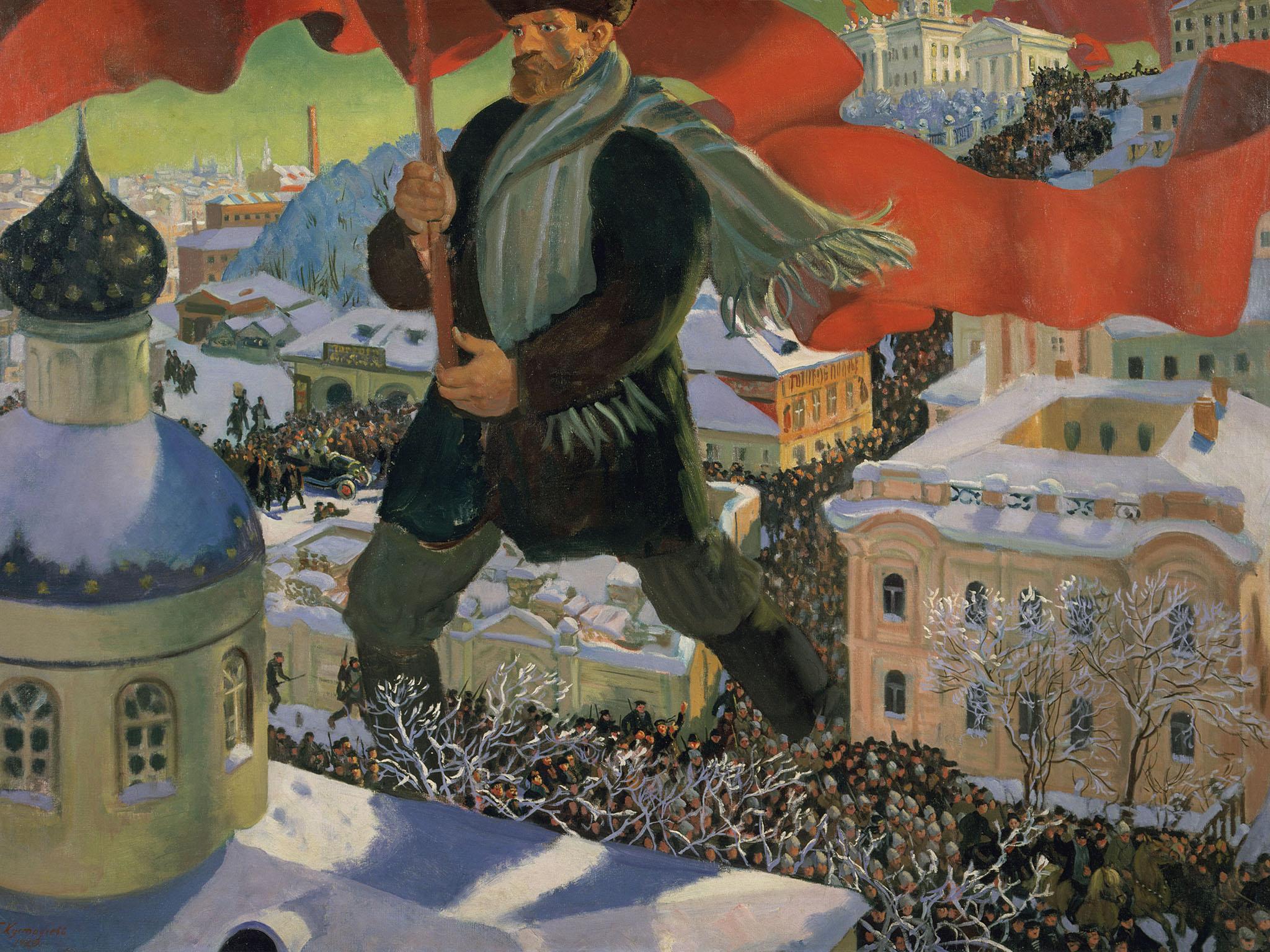 Boris Mikailovich Kustodiev, Bolshevik, 1920