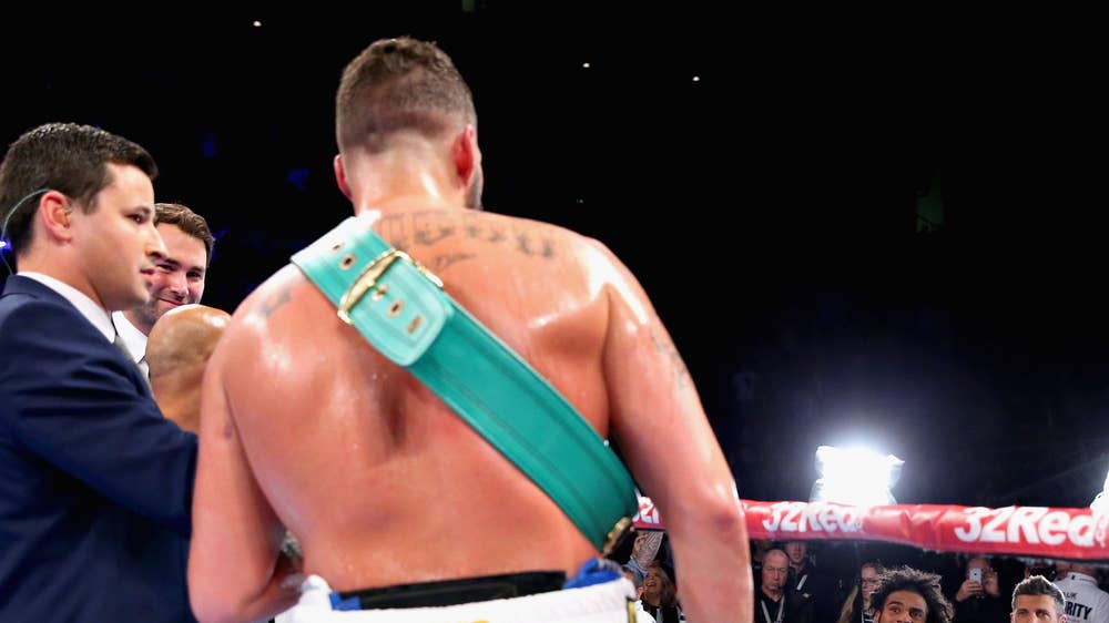 “I'll put you and that pathetic haircut to sleep. Spongebob Squarepants, I'll deal with you in a boxing ring... I smashed your buddy, your playmate, your playboy and I will smash you the exact same way.”