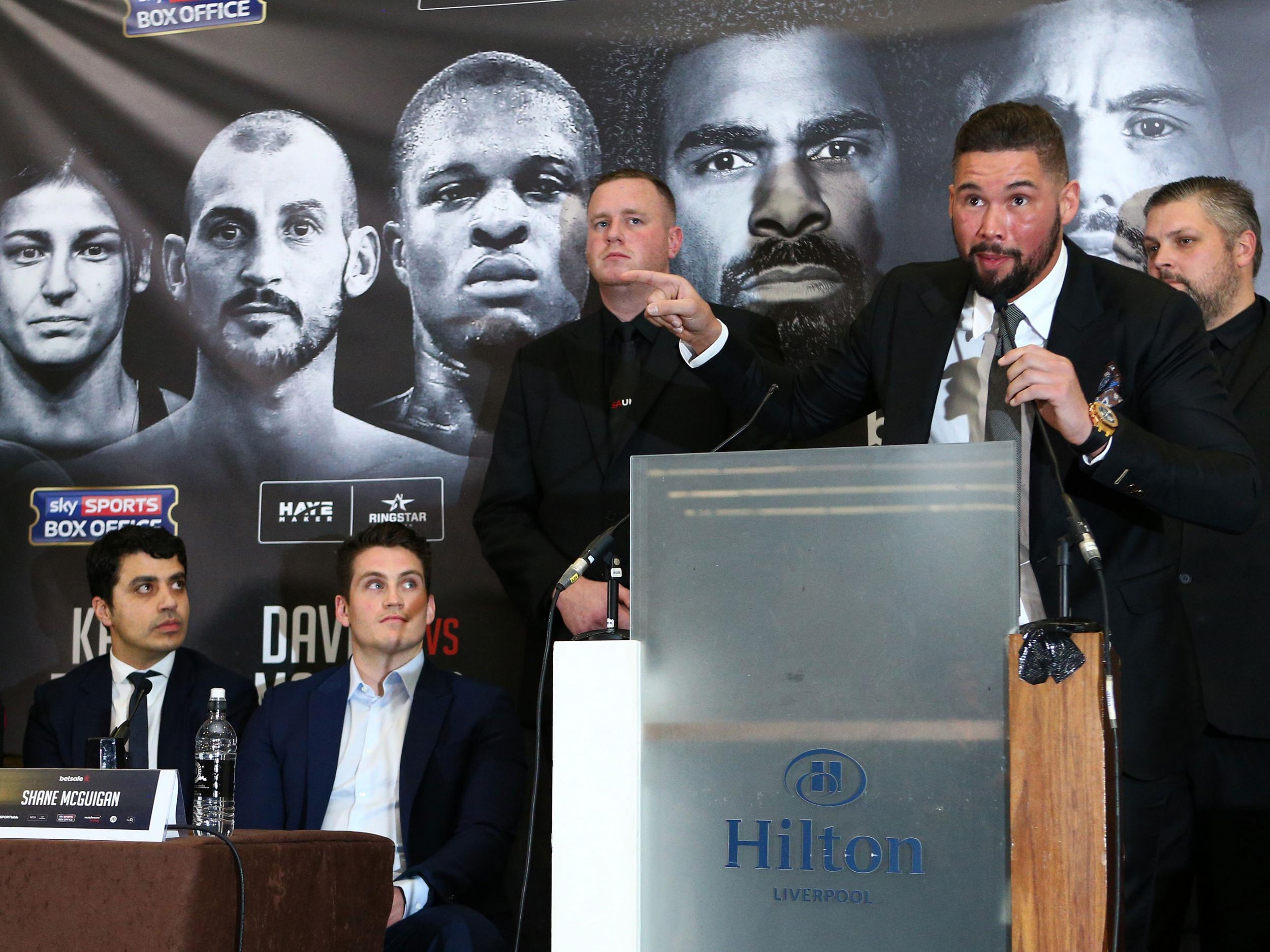 “I’m expecting the best David Haye, but it’s not going to be there for very long. When it runs out, the big fat scouser will come through you like a steam train.”
