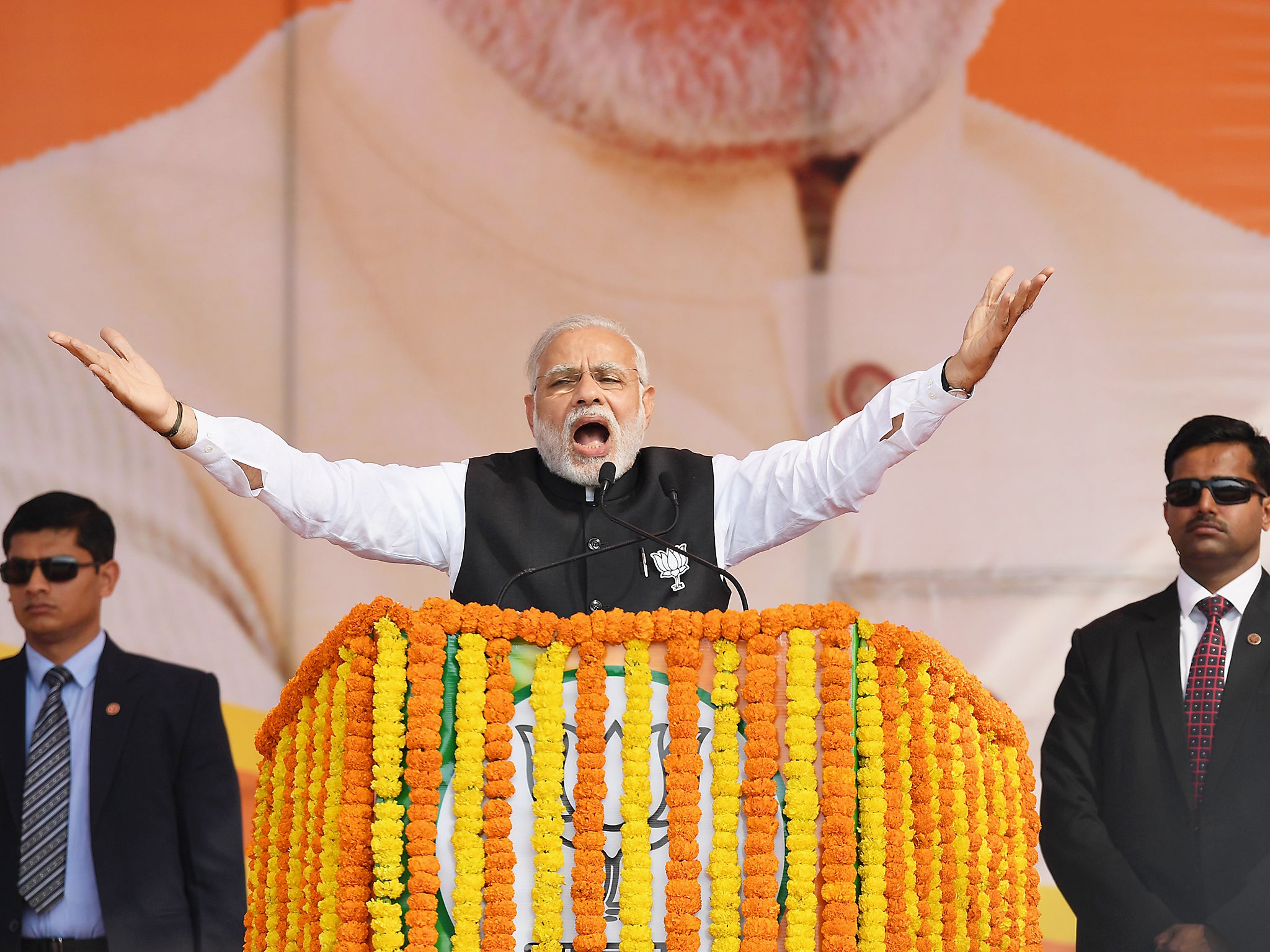 Prime Minister Narendra Modi’s Bharatiya Janata Party is battling a crucial state election in Uttar Pradesh