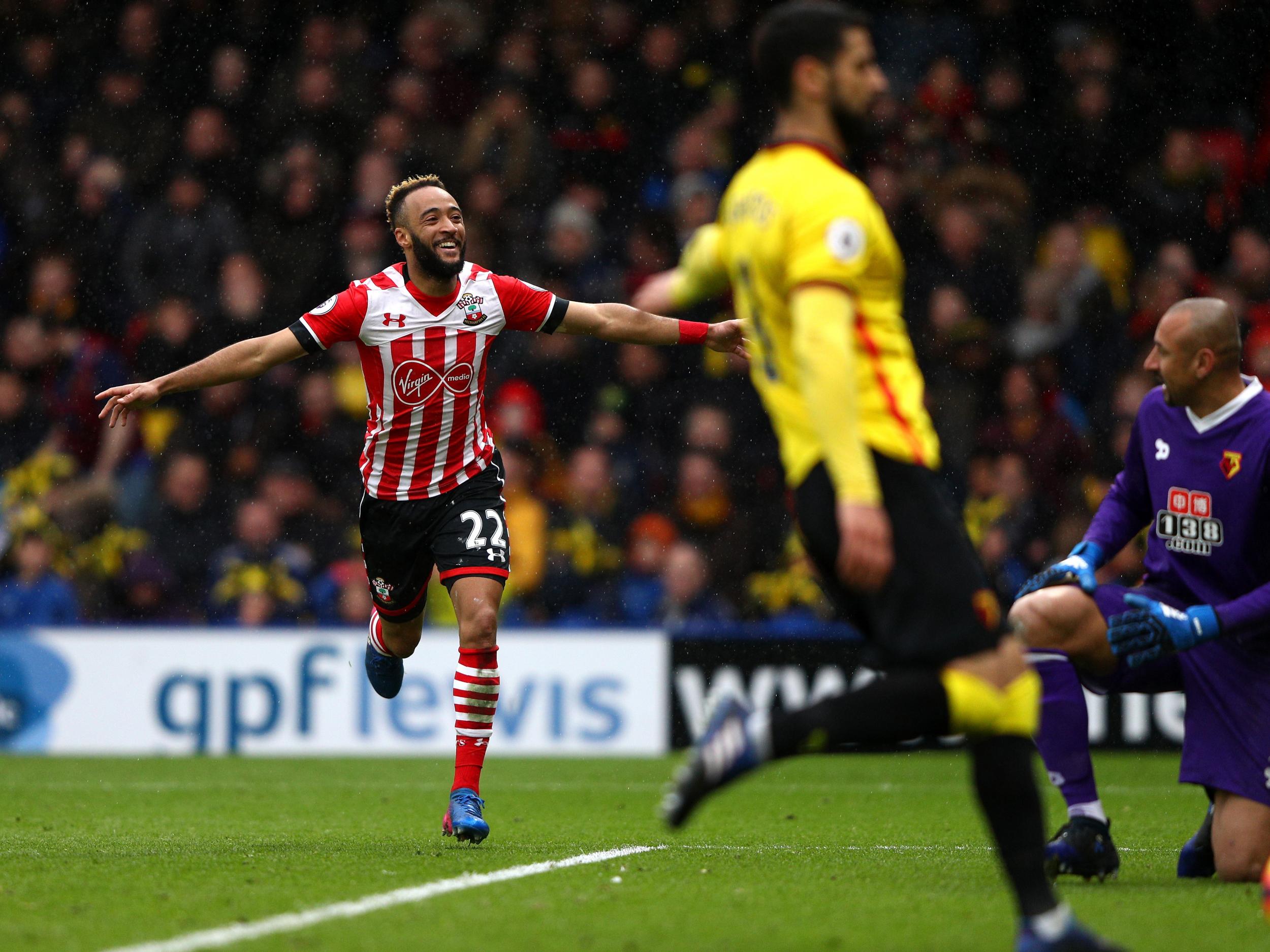 Redmond put Southampton ahead in added time of the first half