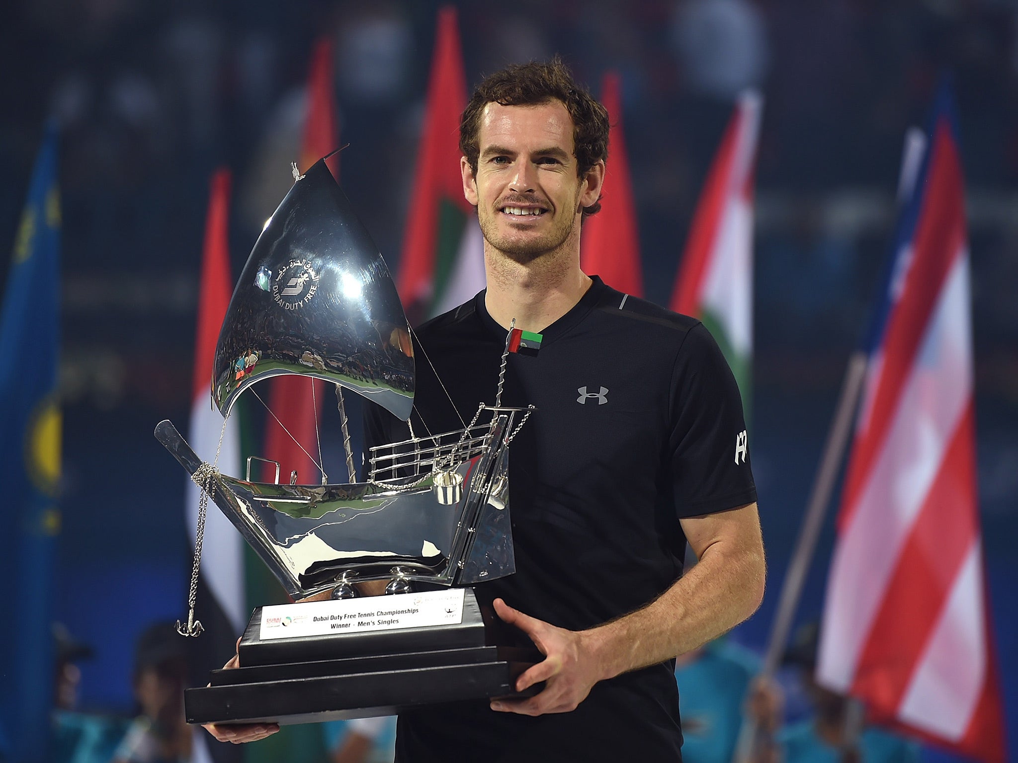 Andy Murray recovered from being broken twice early on
