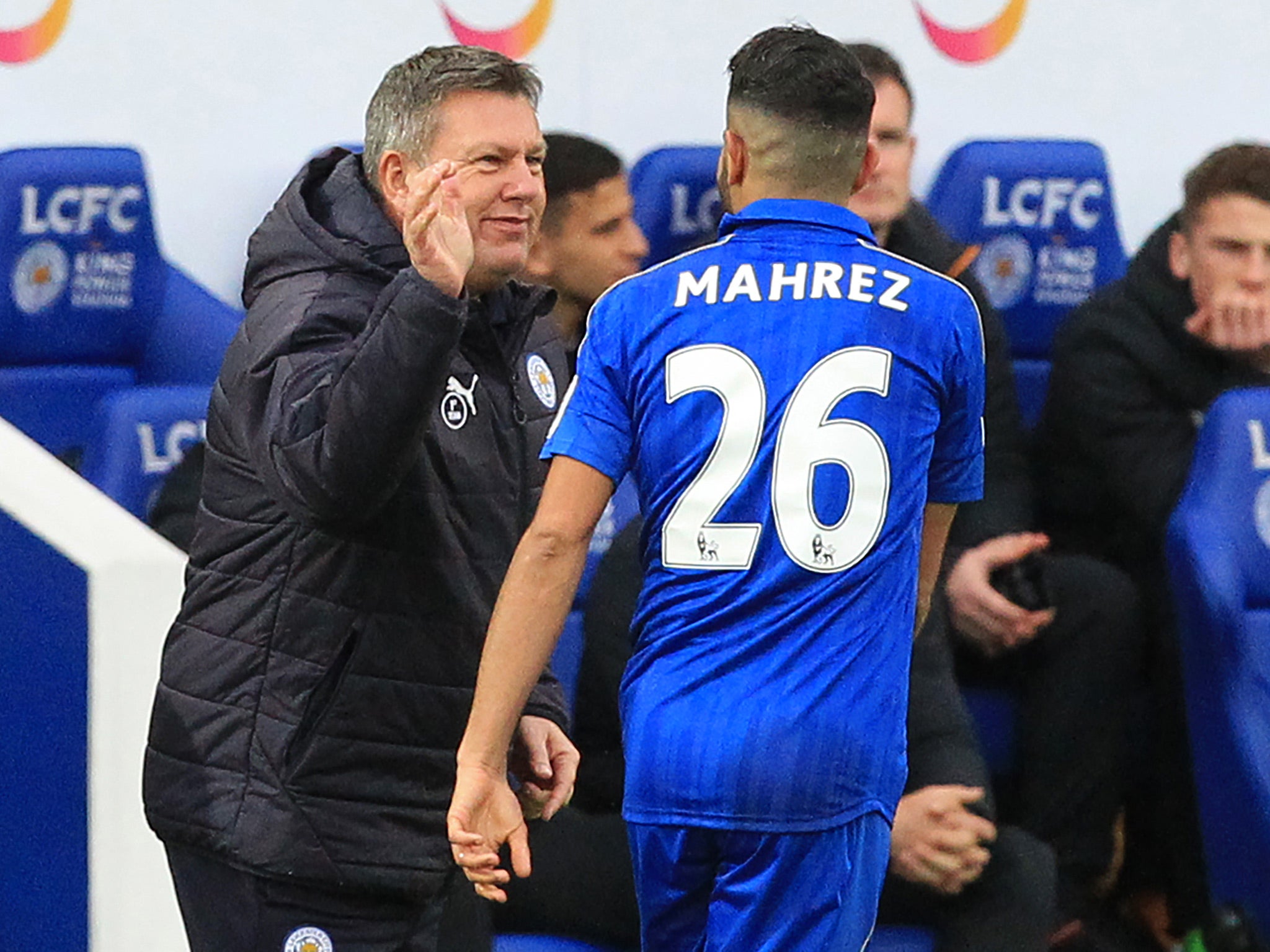 Shakespeare with Riyad Mahrez on Saturday