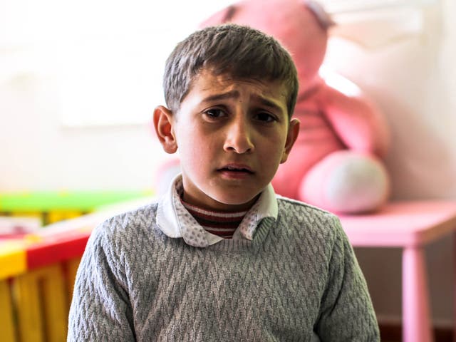 Nine-year-old Ahmed's father was killed before his relatives took him to Raqqa, where he saw Isis beheadings and dead bodies in the street
