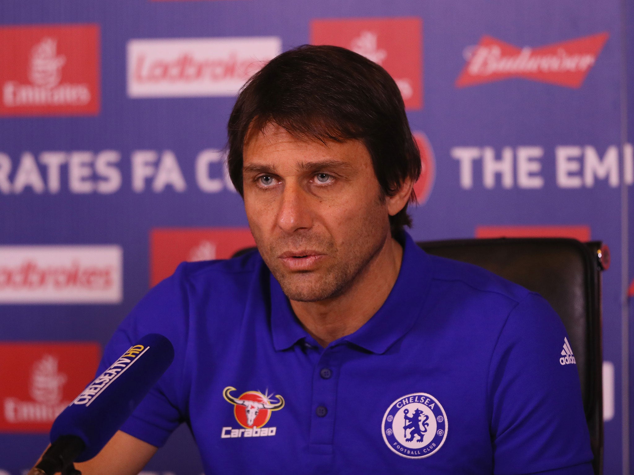 Antonio Conte was speaking ahead of his side's clash with West Ham