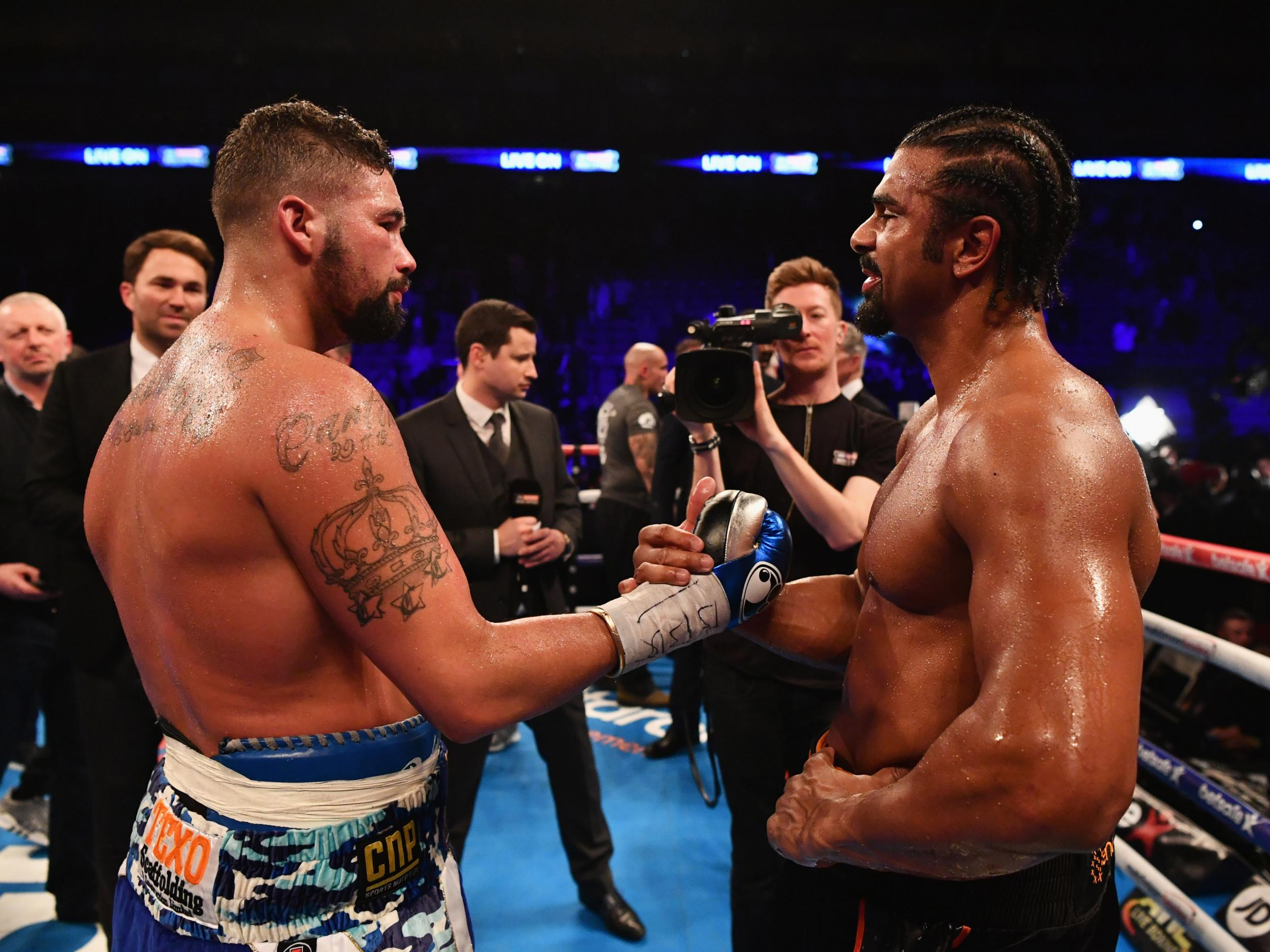 Thankfully, there was an embrace at the end of a true boxing classic