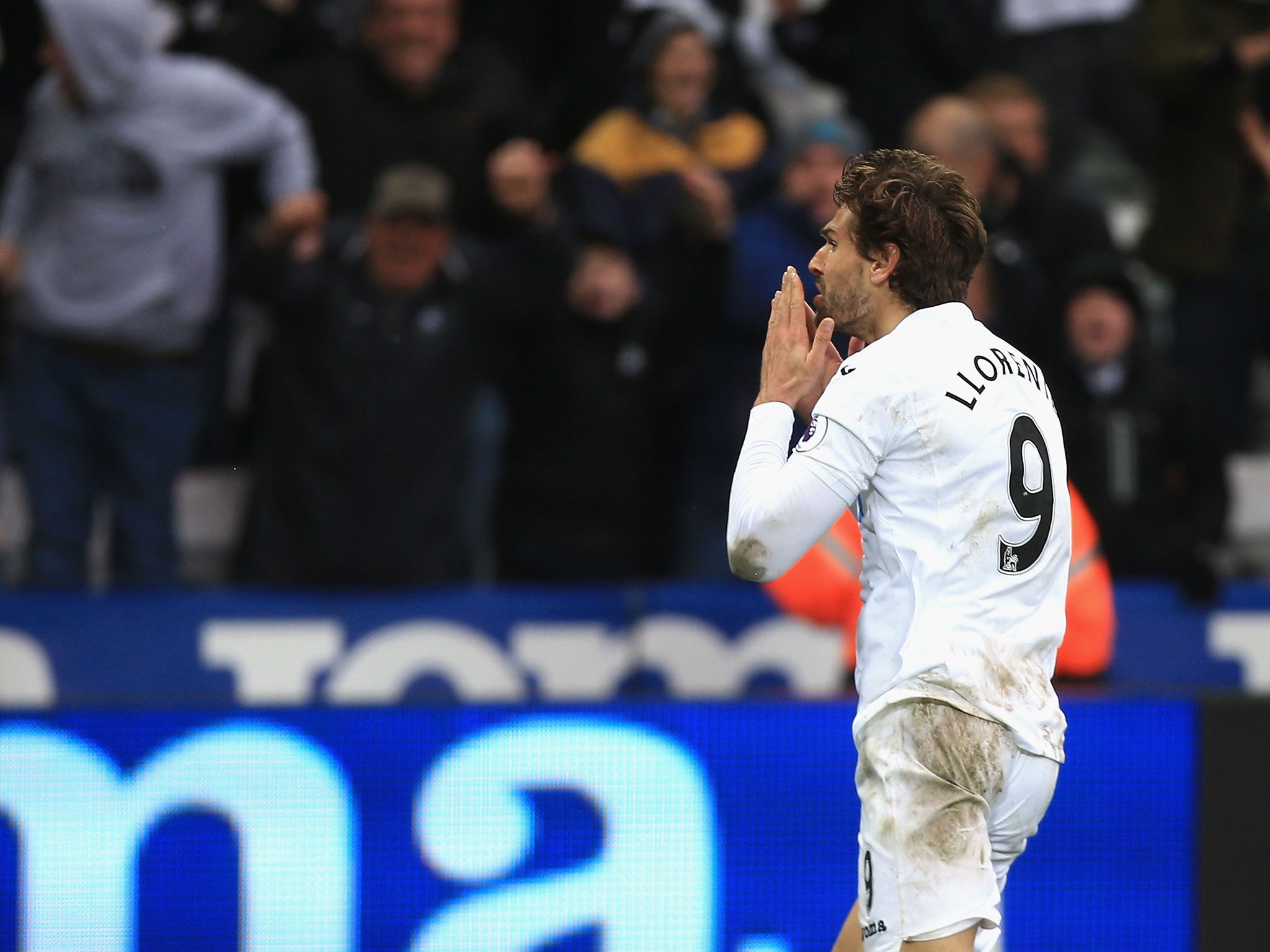 Llorente has bagged 11 goals for the Swans this season so far