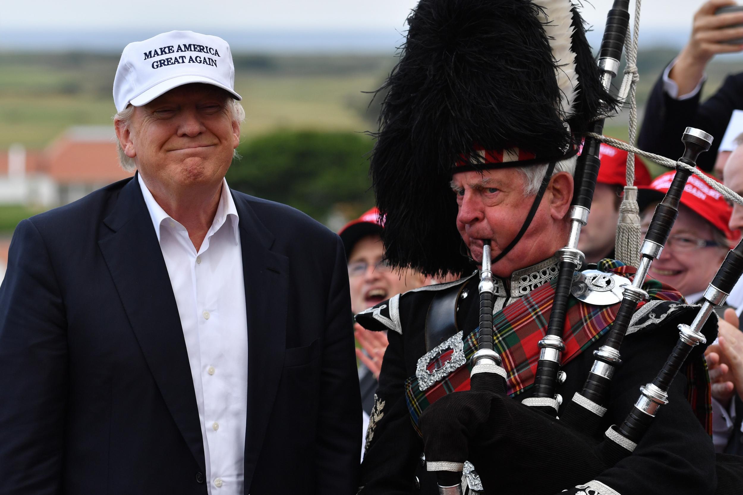 Trump Turnberry sent pensioner Alistair Sutherland a letter in February revoking his reduced travel rights - part of his pension package