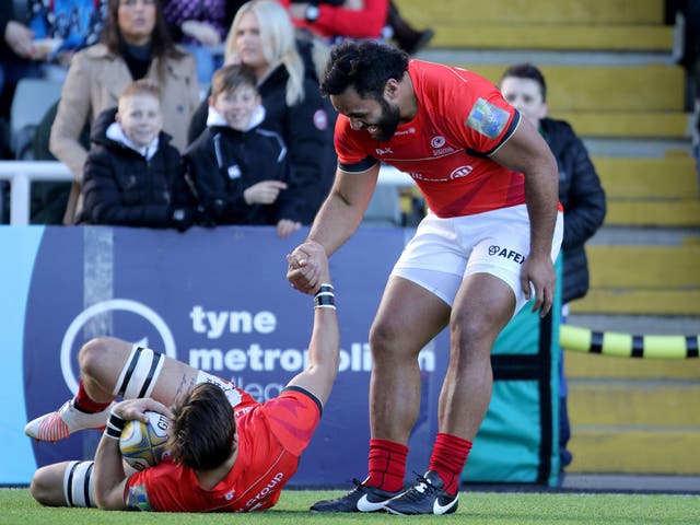 Vunipola played for the first time in four months ahead on next weekend's game with Scotland