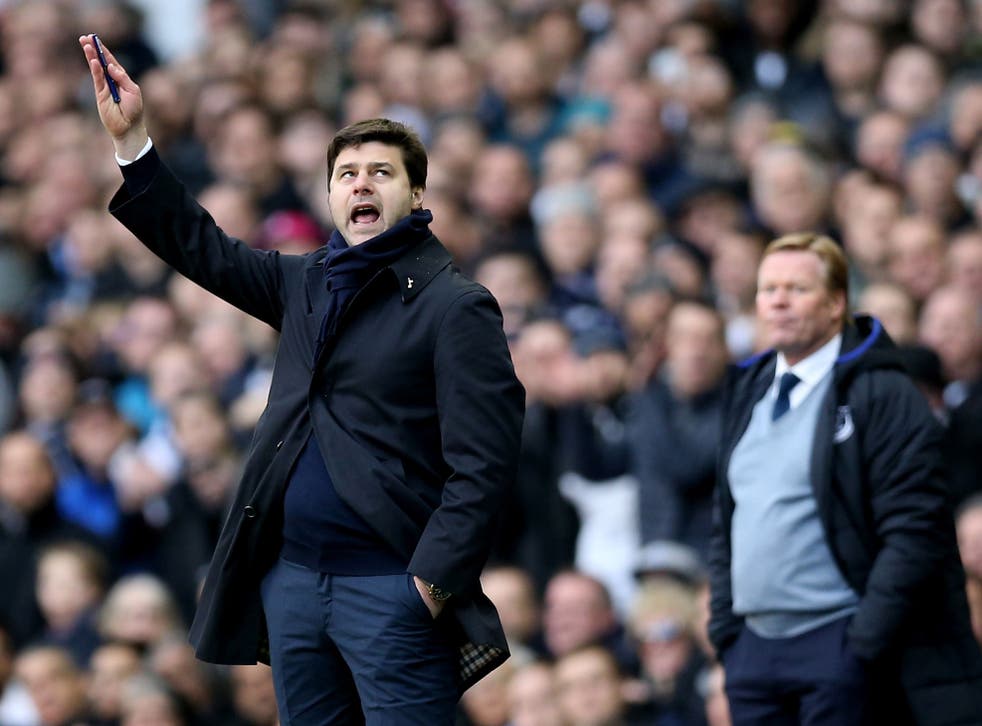 Mauricio Pochettino was happy with the character shown by his players against Everton
